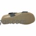Sandalias Negras Cuña Velcro InterBios 5316