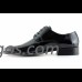 Zapatos Luisseti Blucher Negros Lisos Charol 22002