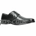 Zapatos Blucher Negros Piel Punta Redonda 2630-03