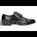 Zapatos Blucher Negros Piel Cordones Luisetti 19305