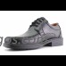 Zapatos Blucher Negros Piel Cordones Luisetti 105 