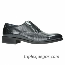 Zapatos Blucher Etiketa 6505 Negro Charol 