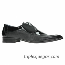 Zapatos Blucher Etiqueta Negro Charol 3729