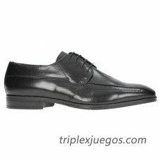 Zapatos Blucher Negros CordonesCosturas SG Tolino A8057
