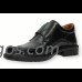 Zapatos Hombres Negros Piel Velcro Cómodos Luisetti 0108 