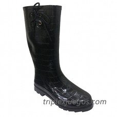 Bota de agua Negra ZAV39-Zapatos de mujer