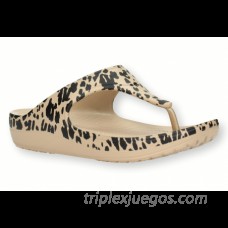 Sandalias Crocs SLOANE Leopardo 